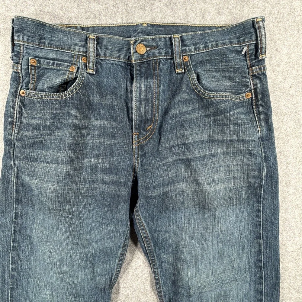 Levis 569 Jeans Mens 30x30 (Fits 32x28) Blue Straight Fit Loose Grunge Skater